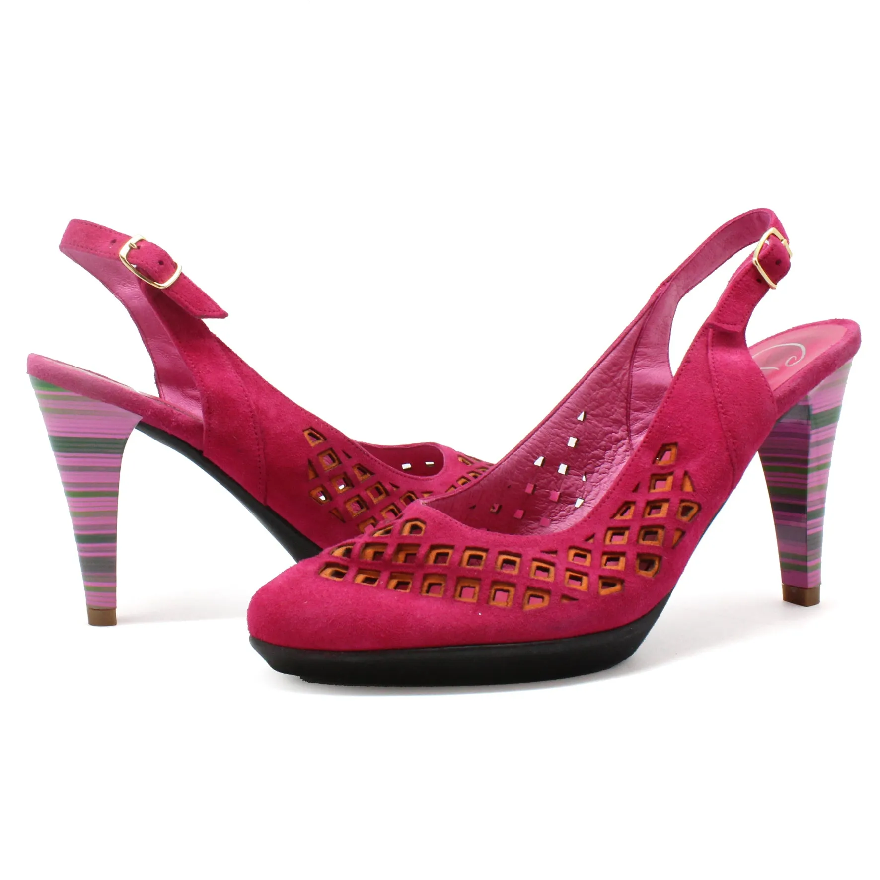 Diamante - Fuchsia Sling-LAST PAIR 37!