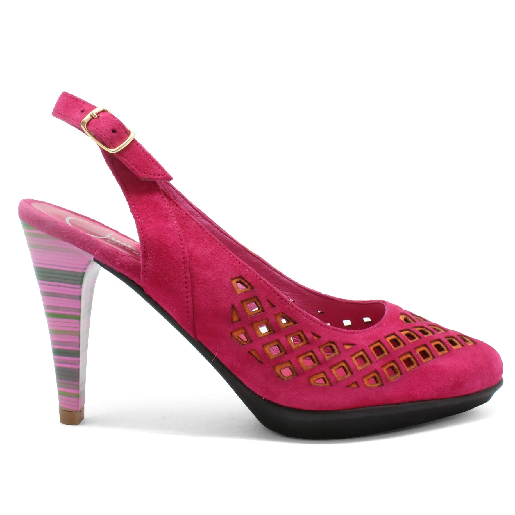 Diamante - Fuchsia Sling-LAST PAIR 37!