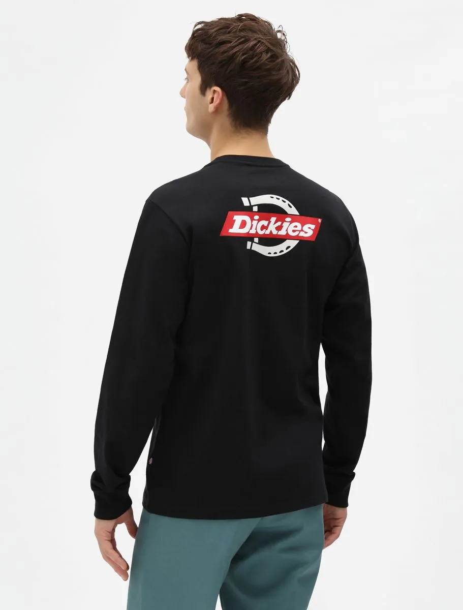 Dickies Ruston DK0A4XEHBLK men's long sleeve t-shirt black