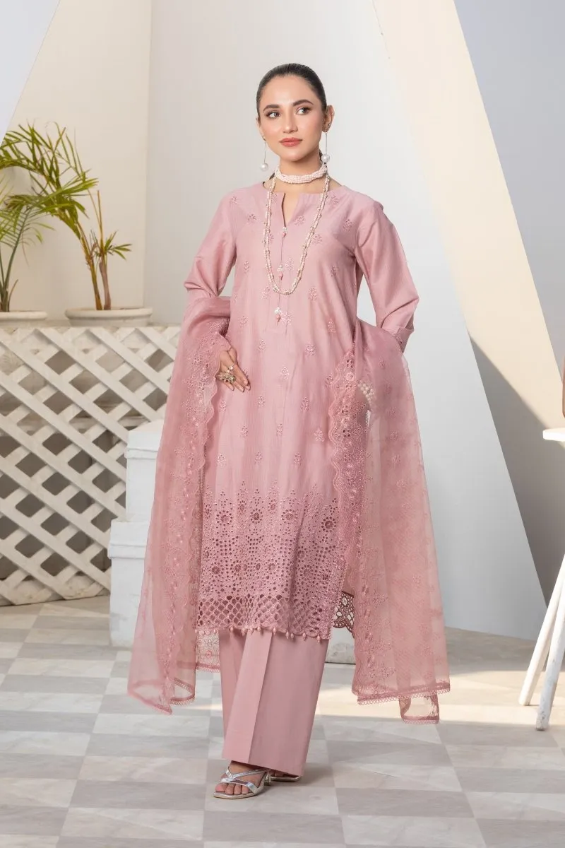 Differ Chikankari Lawn 3 Piece Pakistani Suit DIF07