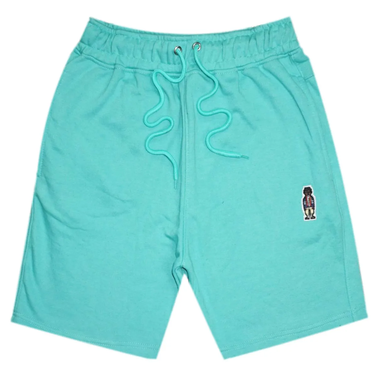 Digital Nerd Embroidered Shorts (Mint) /D1