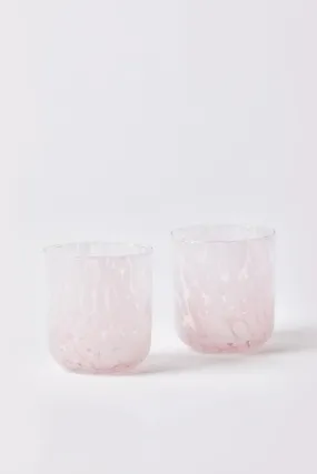 DOTS pink TUMBLER (SET OF 2)