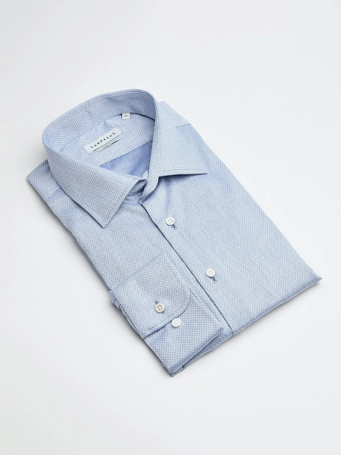 Dress Shirt Slim Fit Dobby Sky