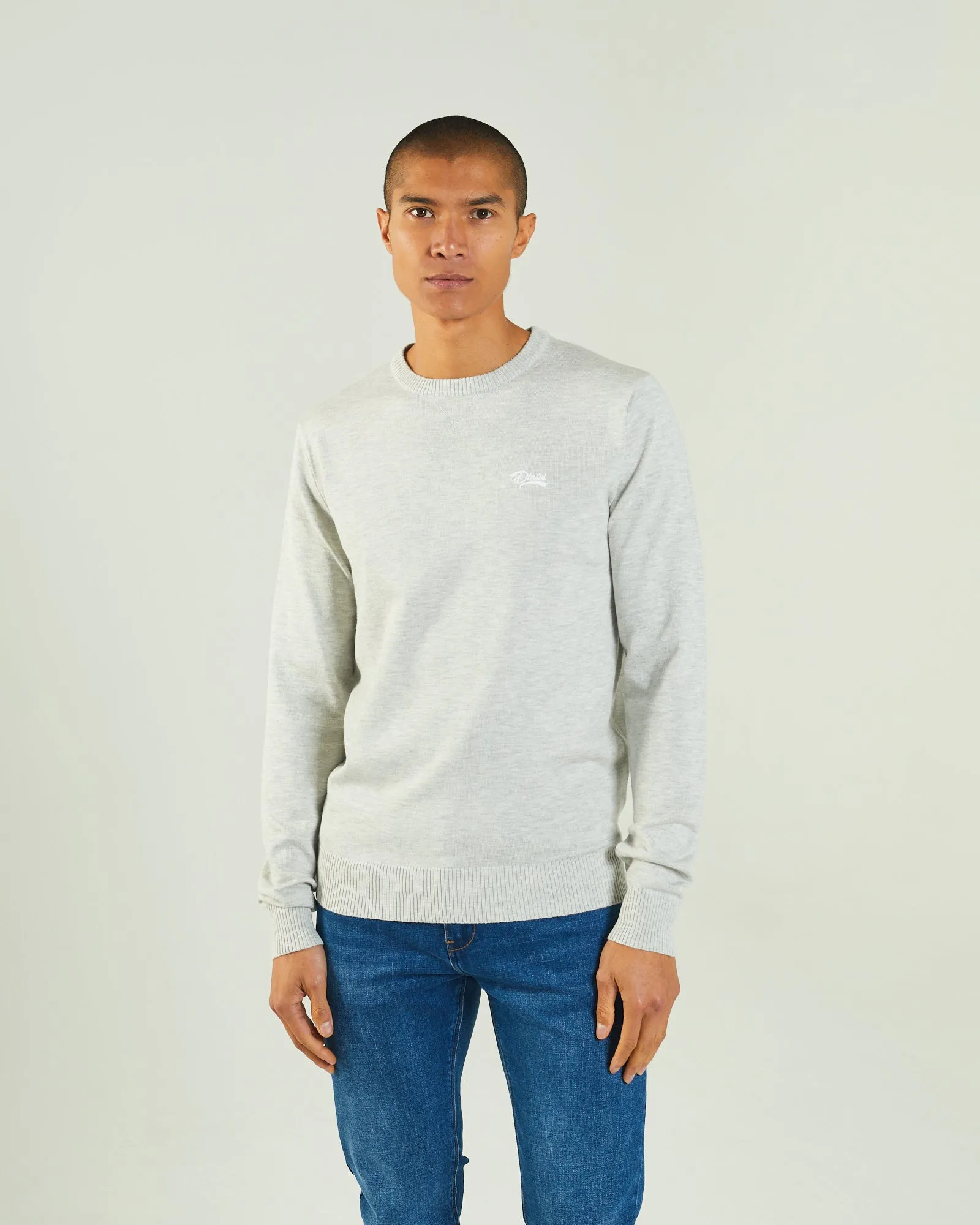 Dylan Round Neck Blizzard Marl