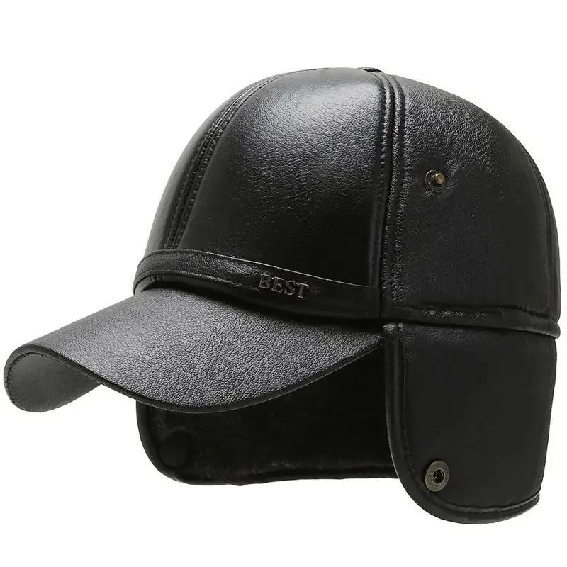 Elderly Thickened Cap With Velvet Ear Protection