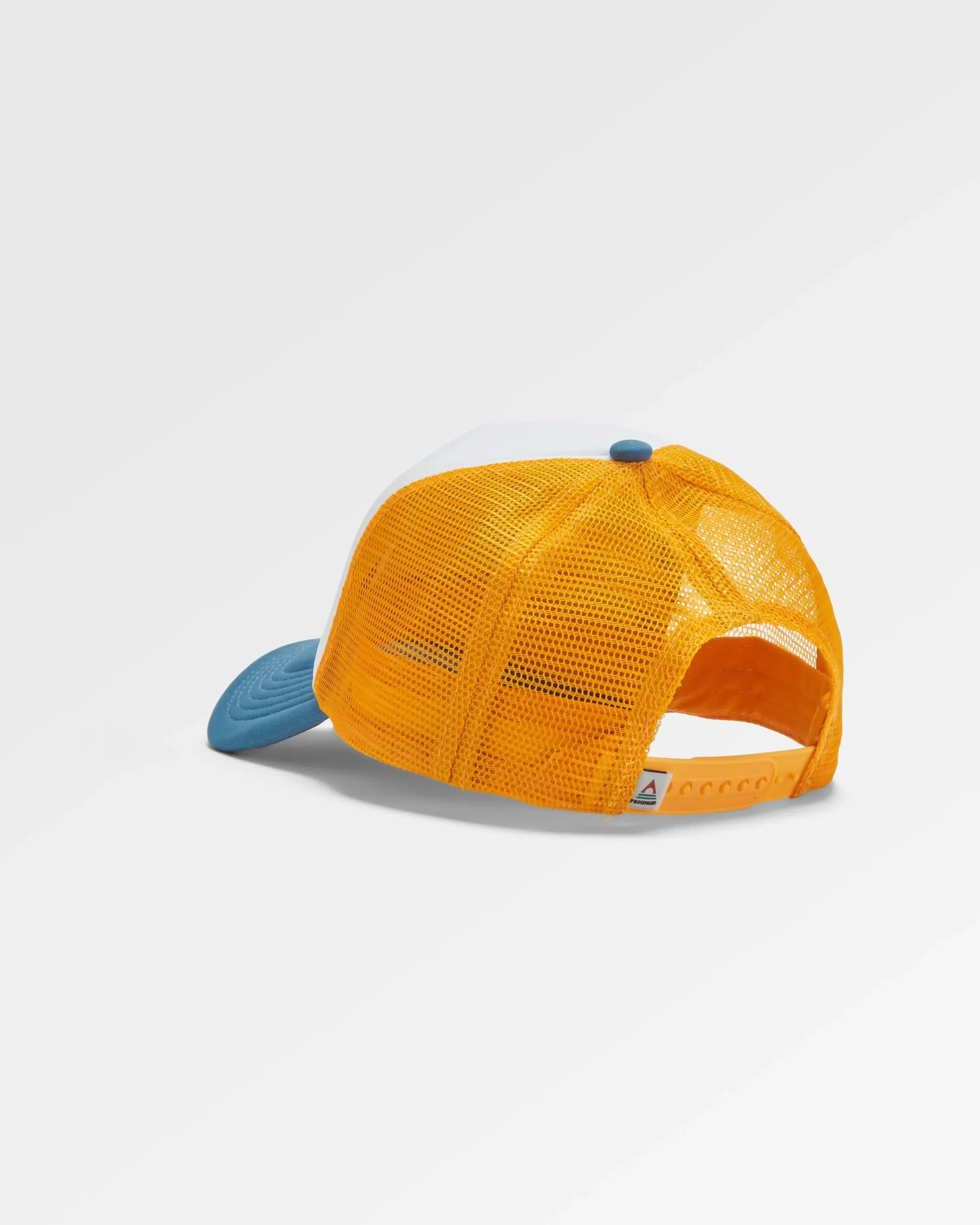 Escapism Trucker Cap - Mustard Yellow/Moonlight Blue