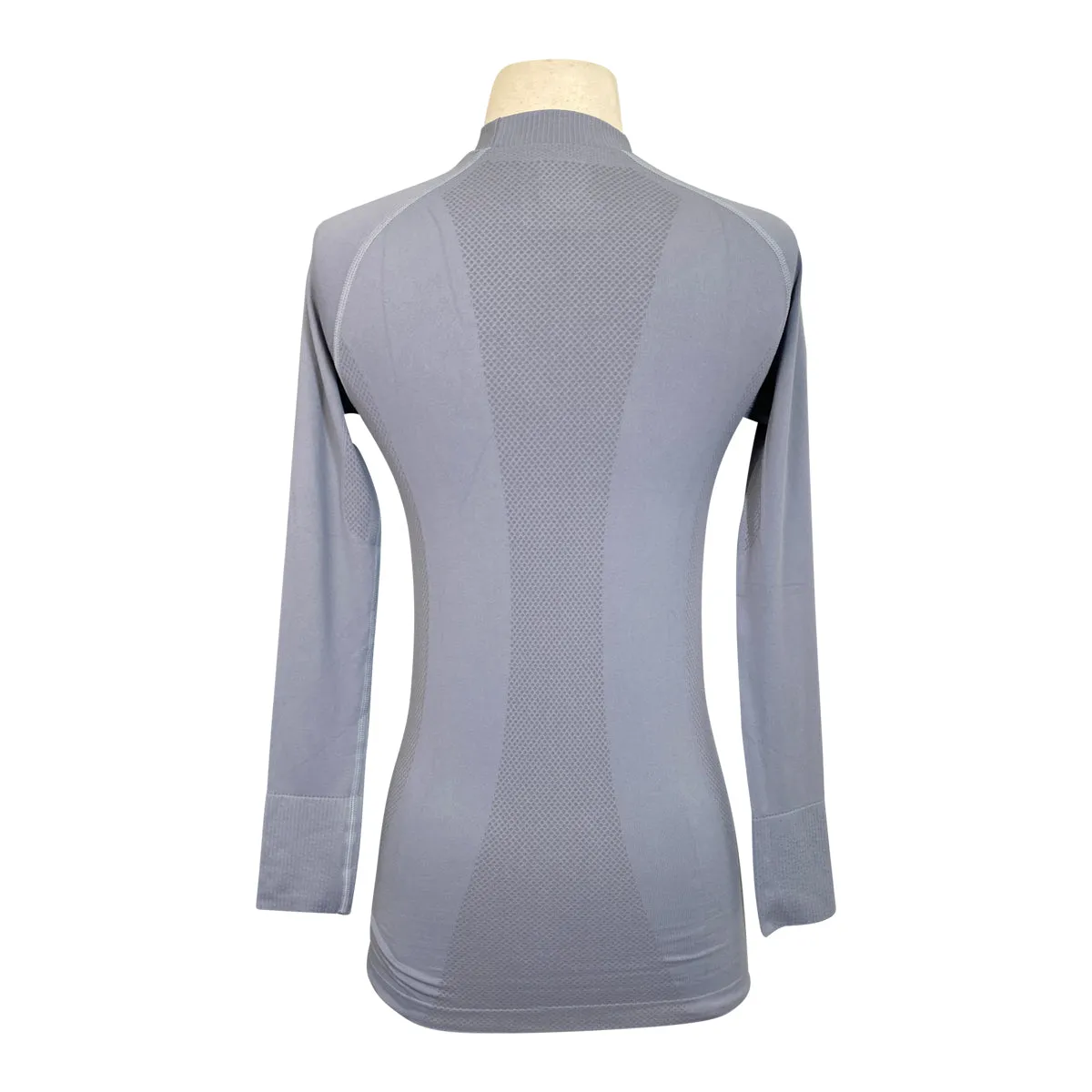 FitEq Long Sleeve Seamless Schooling Top in Slate Blue - Women's Large