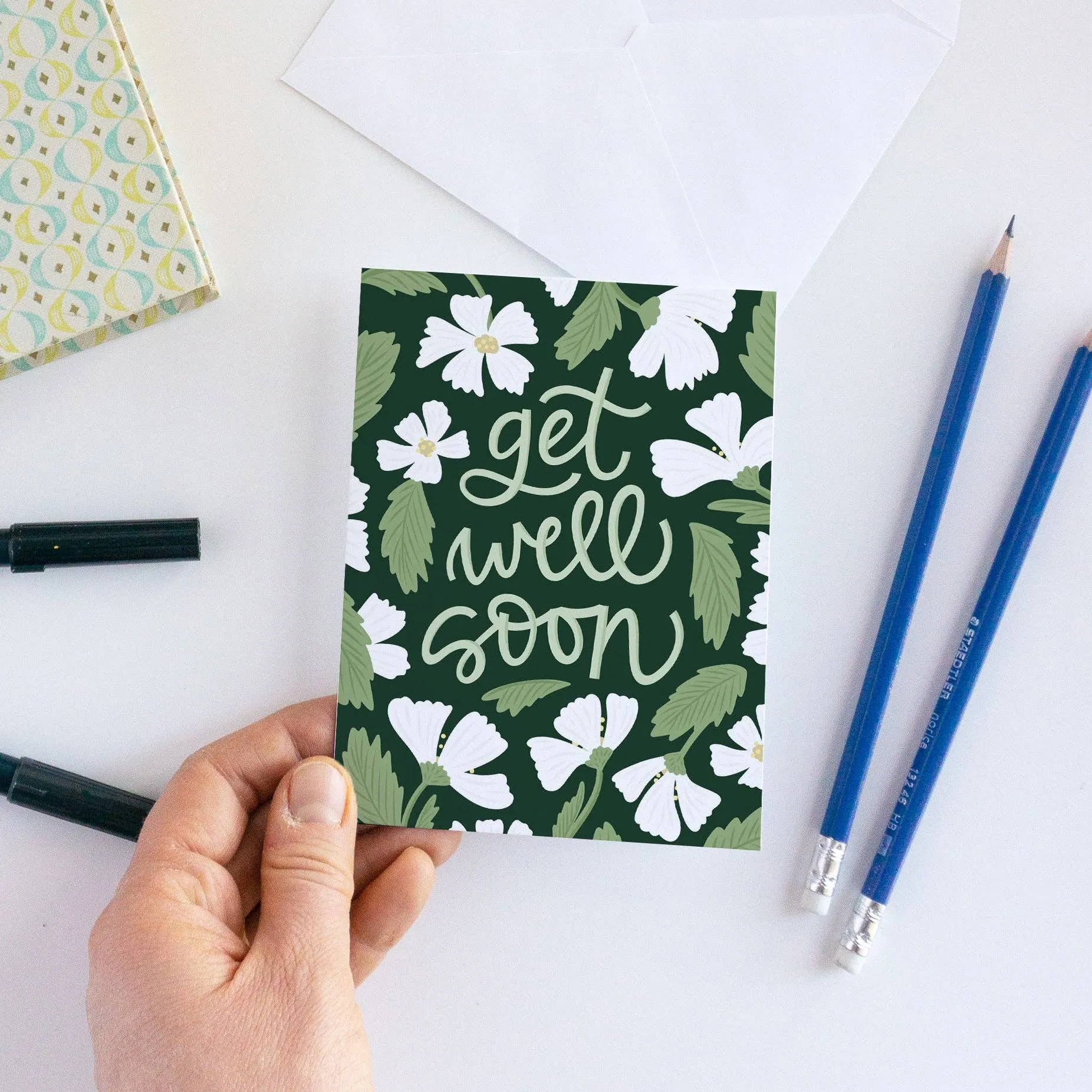 Floral Get Well Soon | Greeting Card