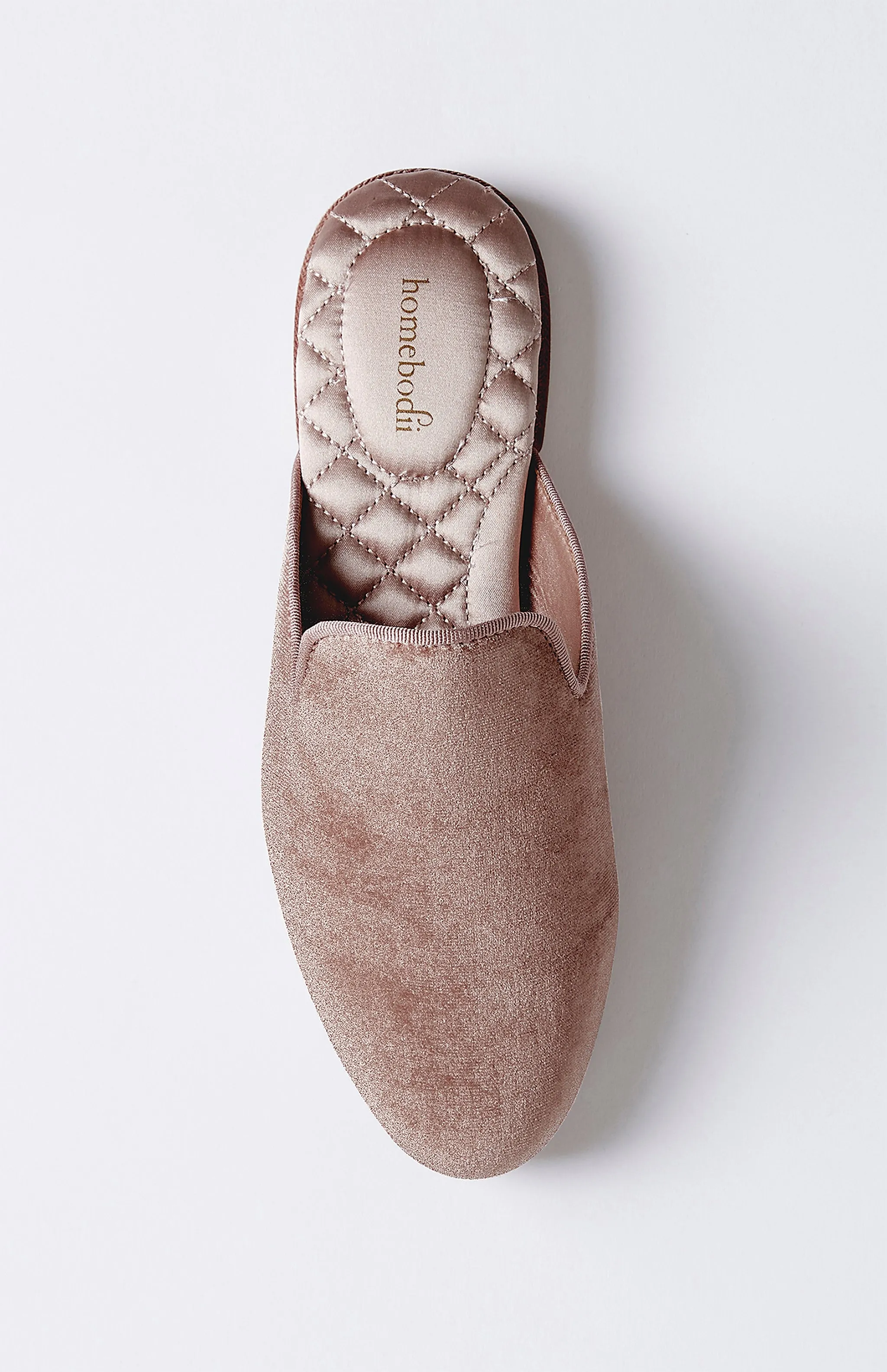 Florence Luxury Velvet Slipper - Blush