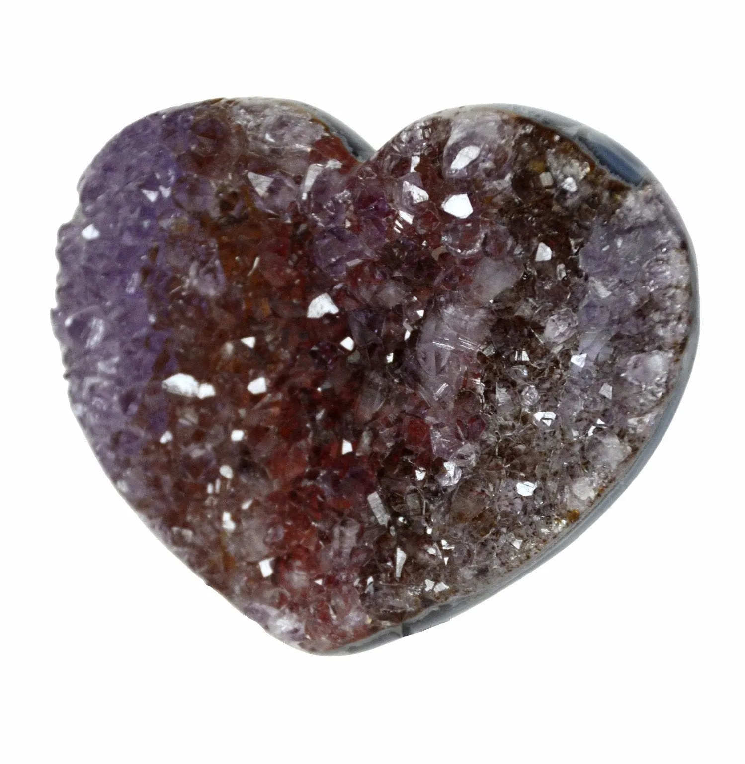 Flowing Heart amethyst