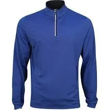 Footjoy Light Weight Striped Half Zip Pullover