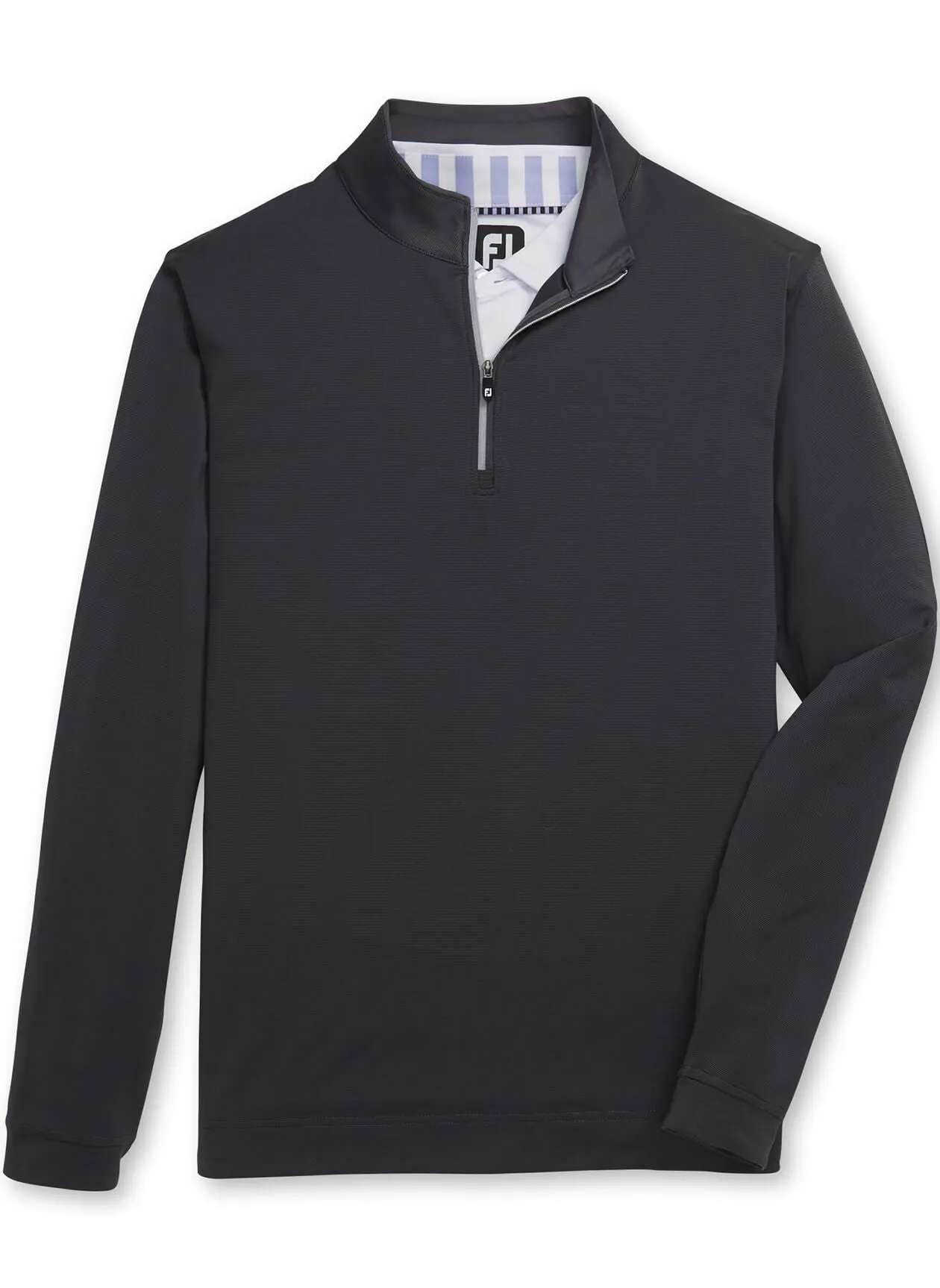 Footjoy Light Weight Striped Half Zip Pullover