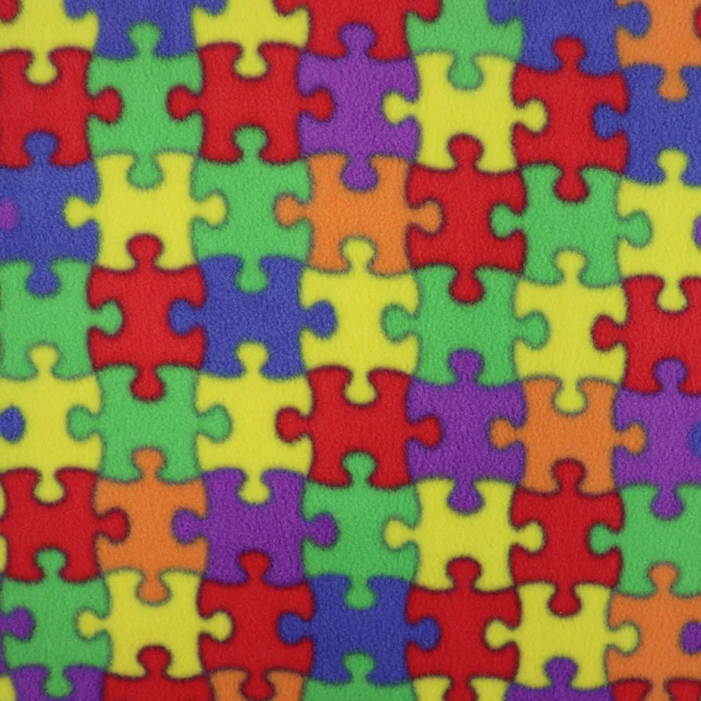 FS1050 Jigsaw Puzzle Polar Fleece Fabric