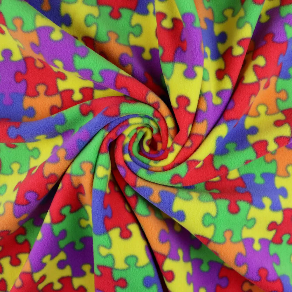 FS1050 Jigsaw Puzzle Polar Fleece Fabric