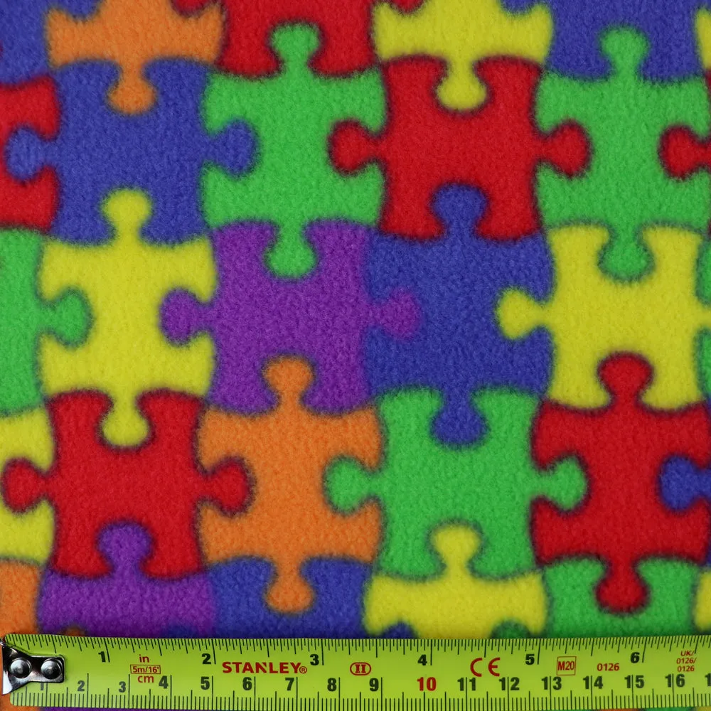 FS1050 Jigsaw Puzzle Polar Fleece Fabric