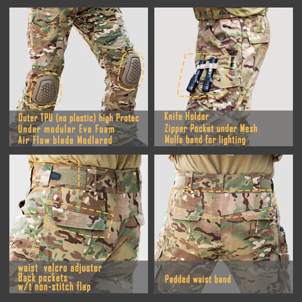 G4 Waterproof Tactical Pants for Men in Como with Knee Pad