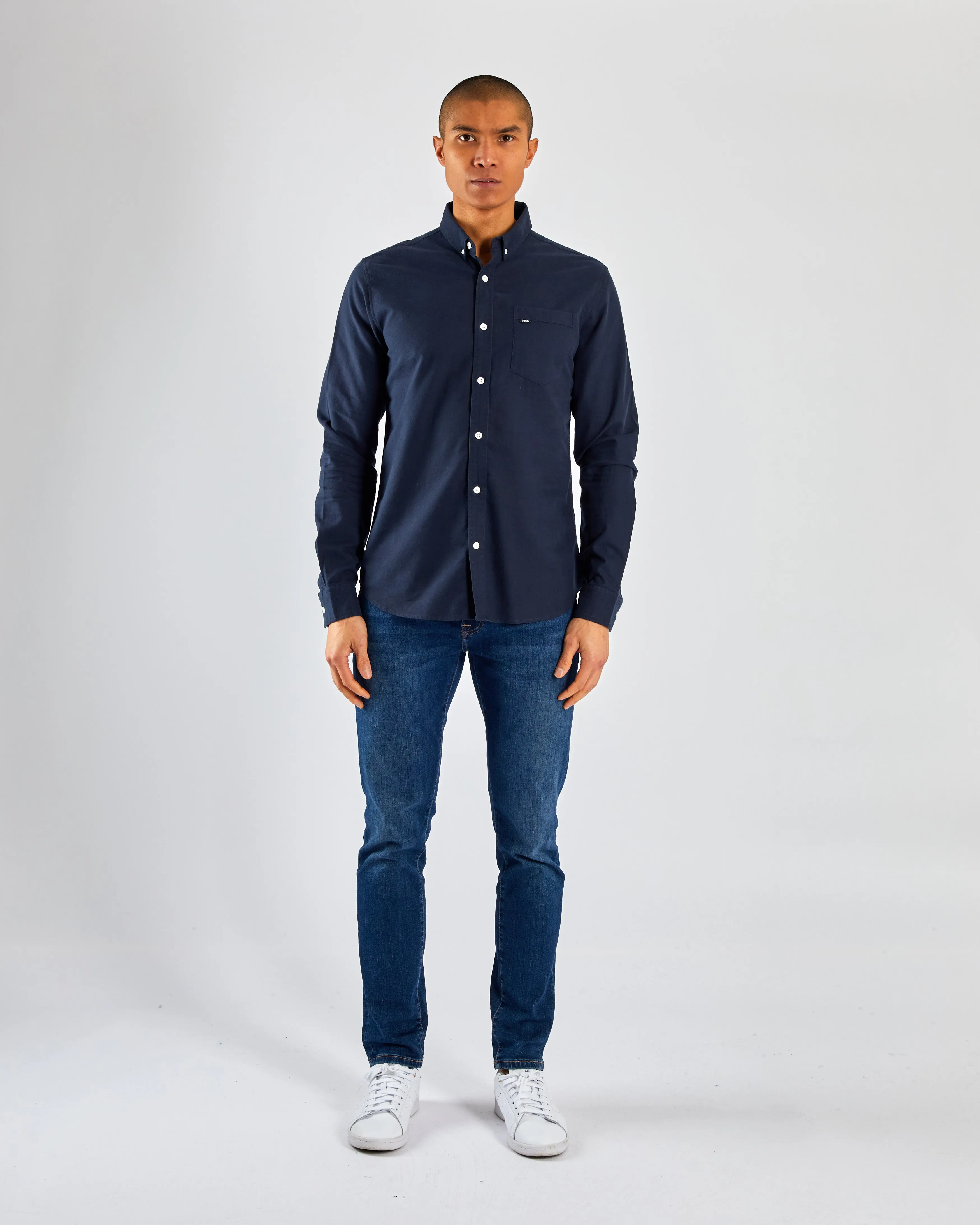 Garvan LS Shirt Vintage Navy