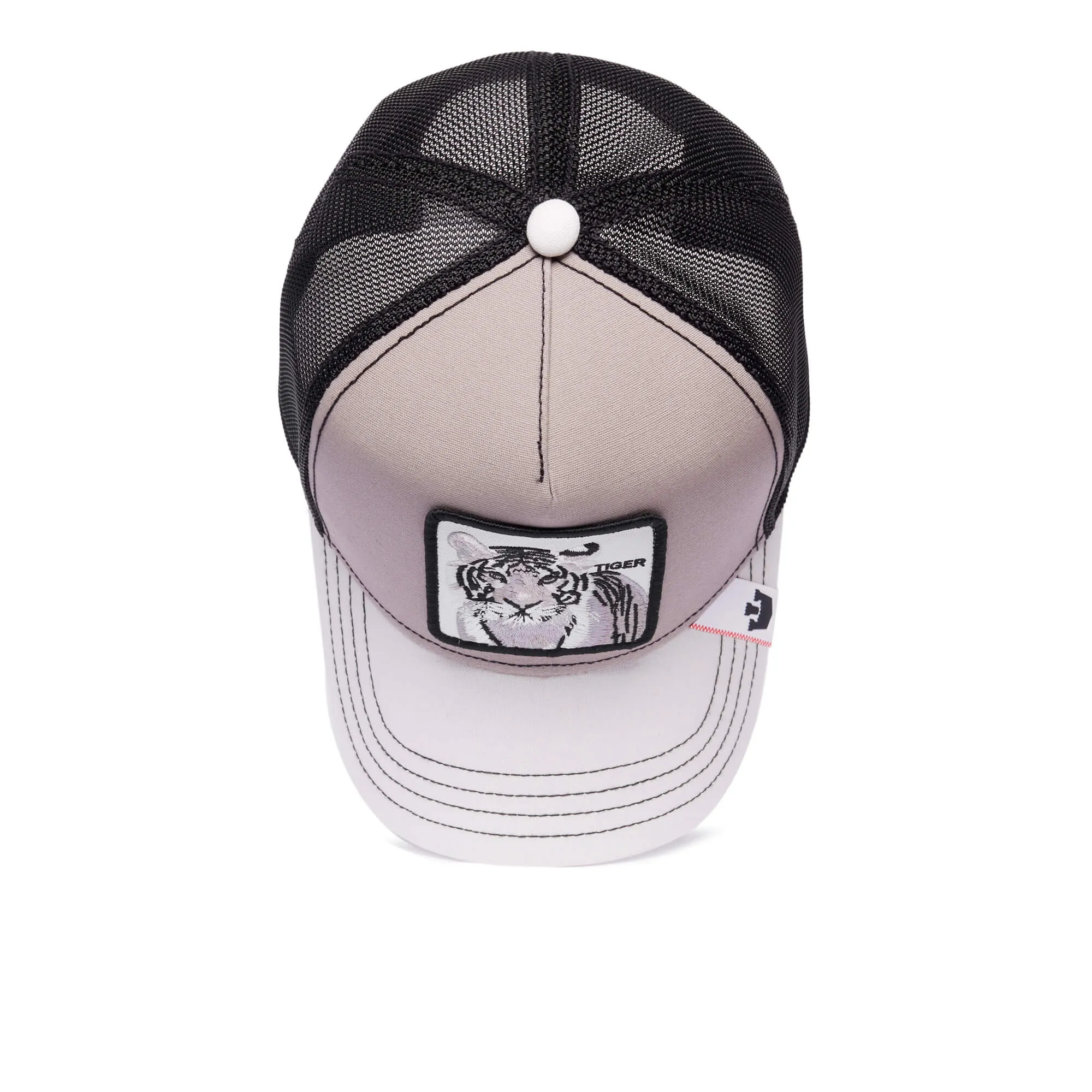 Goorin Bros MV Stripes (Tiger) Trucker Hat (Grey)