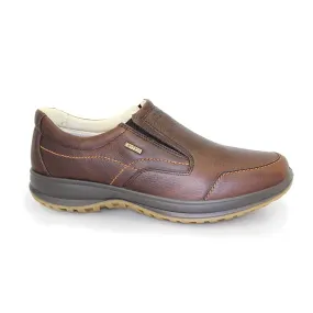 Grisport Melrose Brown Shoes Leather Walking Shoe Water Resistant Comfort