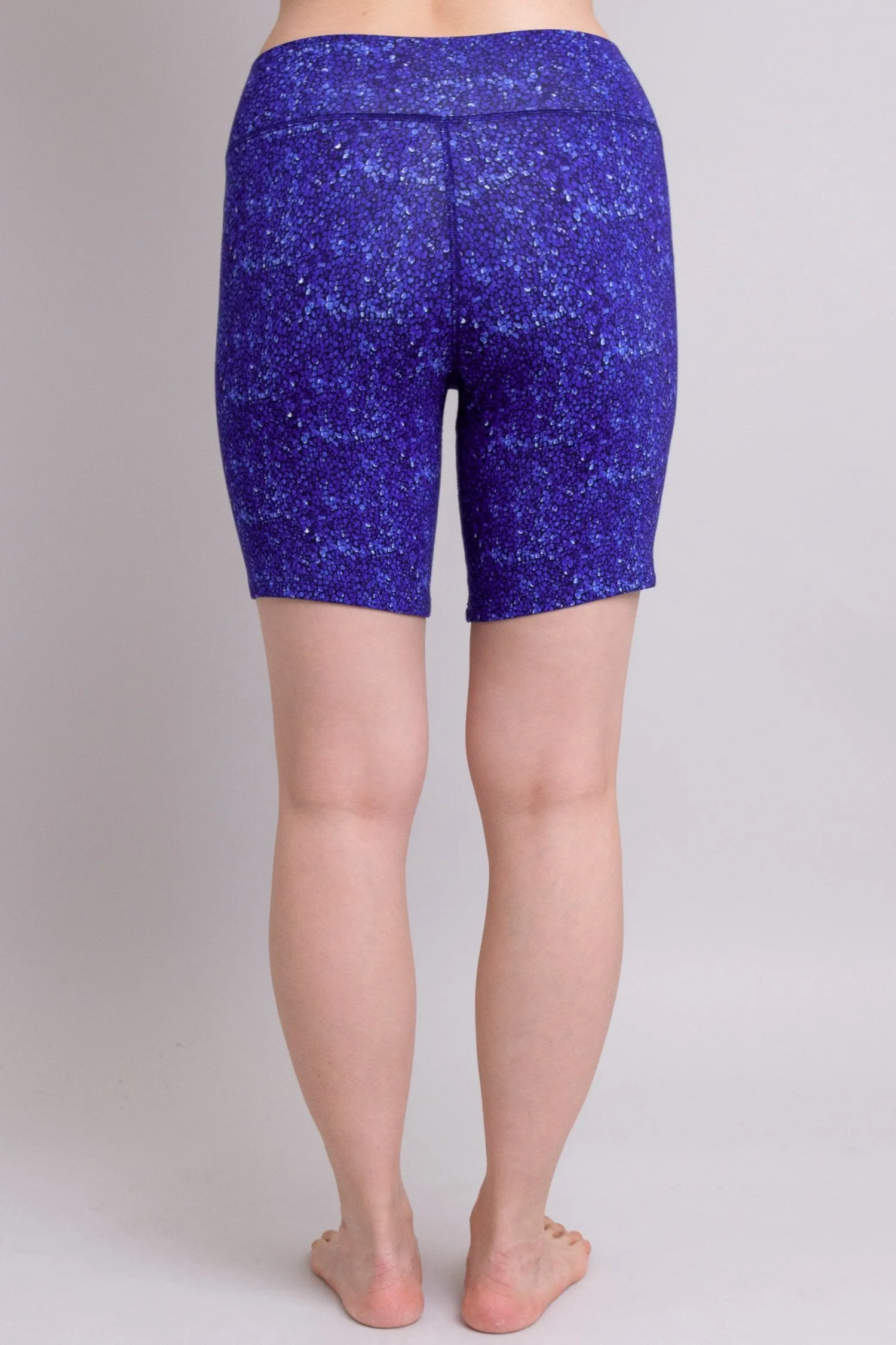 Hallie Shorts, Violet Dot, Bamboo