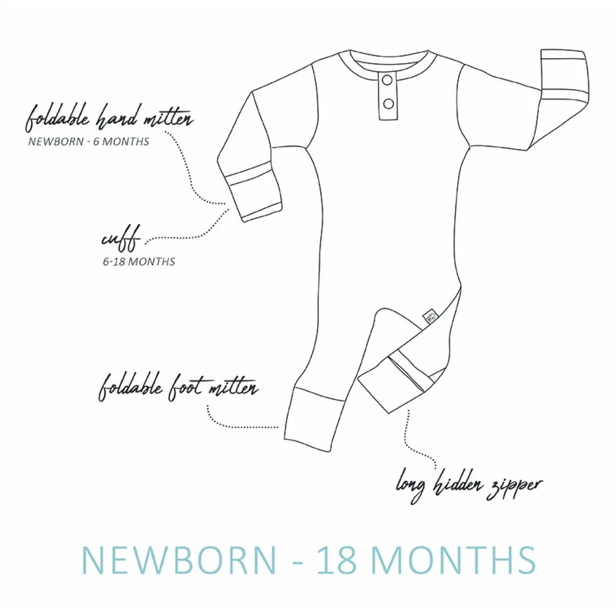 Halo Growsuit Organic Baby Clothing