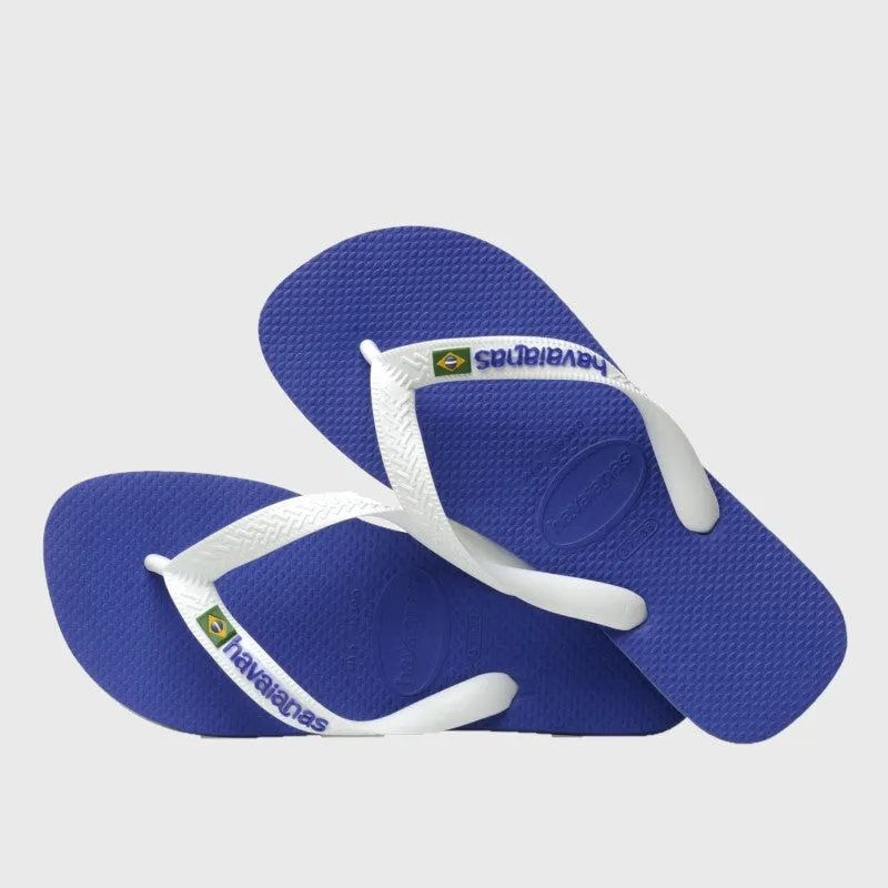 Havaianas Unisex Brazil Logo Thongs Blue/Multi _ 157488 _ Blue