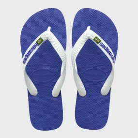 Havaianas Unisex Brazil Logo Thongs Blue/Multi _ 157488 _ Blue