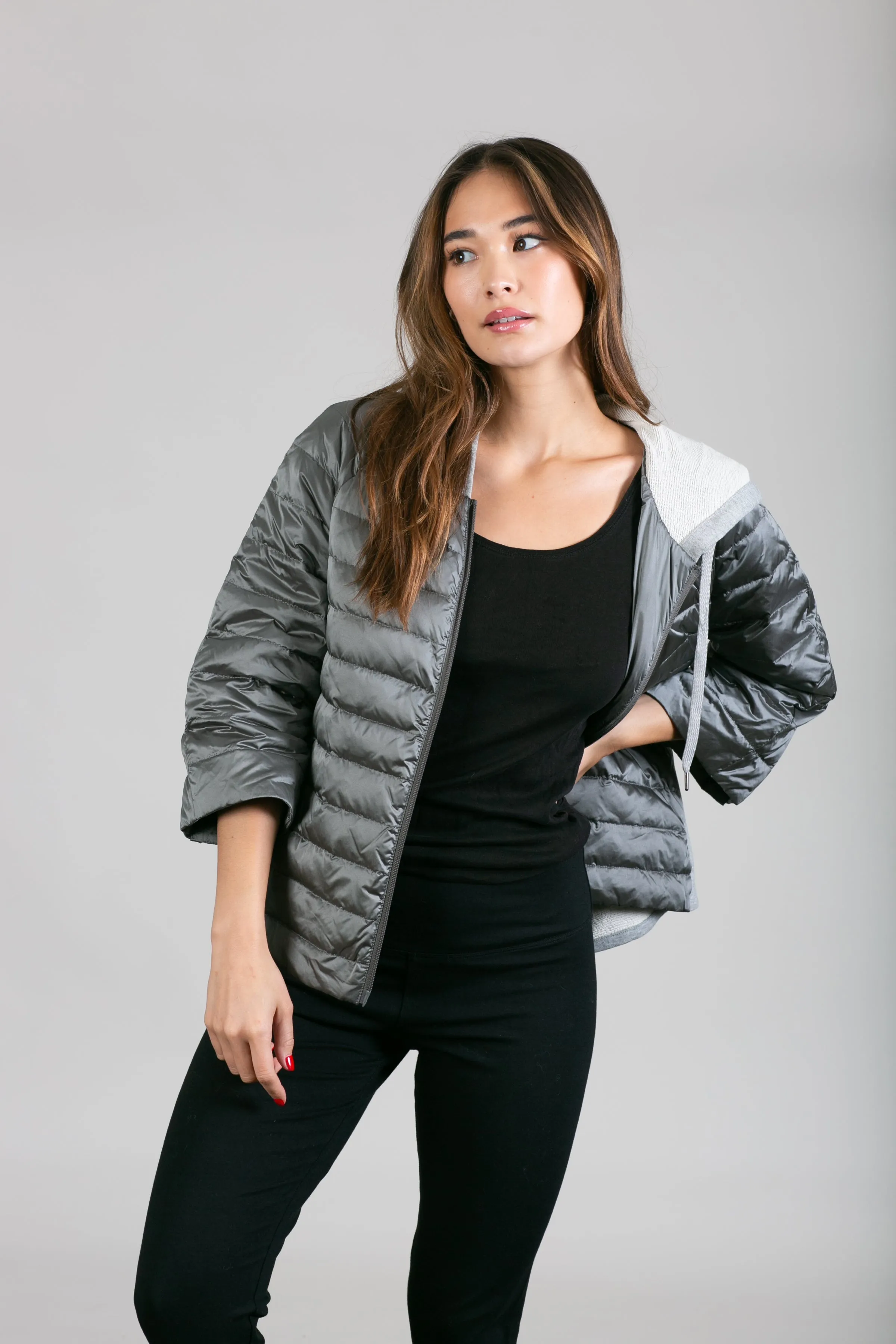 Hooded Flare Jacket