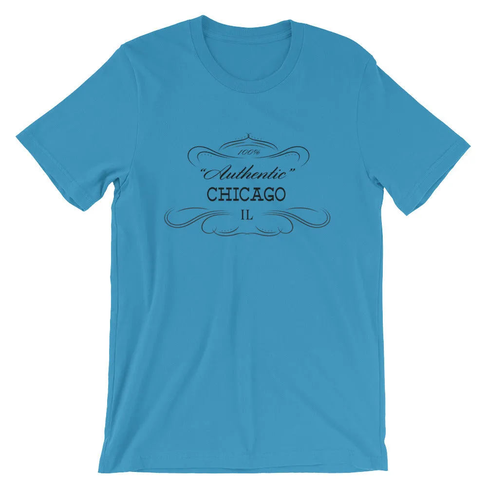 Illinois - Chicago IL - Short-Sleeve Unisex T-Shirt - "Authentic"