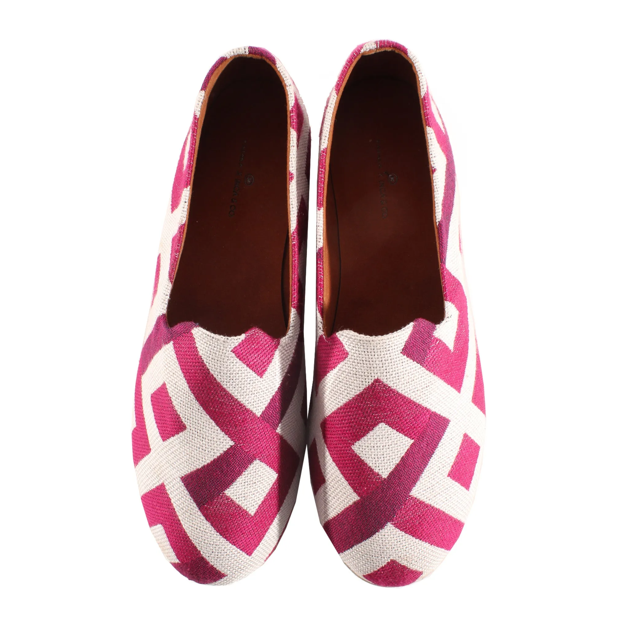 INCA X PALMA ESPADRILLES GEOMETRIC PINK