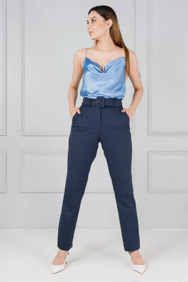 Insignia Blue Power-Stretch Pants - Women