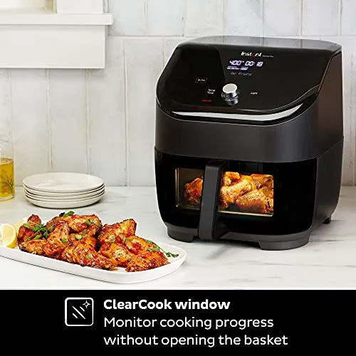 Instant Pot Air Fryer Vortex 6QT Clear Cook Touch Control Panel 360° 6QT ClearCook, 1700 watts