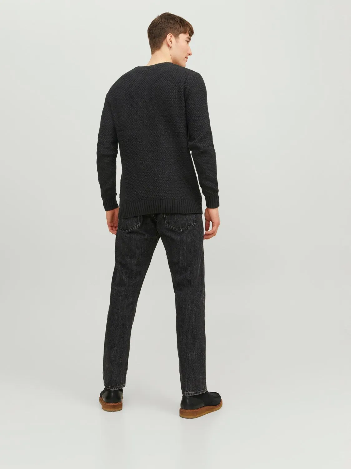 Jack & Jones Mens 'JJCRAIG' Crew Neck Knit Jumper