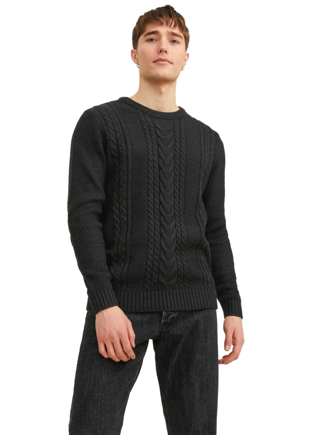 Jack & Jones Mens 'JJCRAIG' Crew Neck Knit Jumper