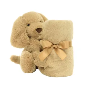 Jellycat Bashful Toffee Puppy Comforter