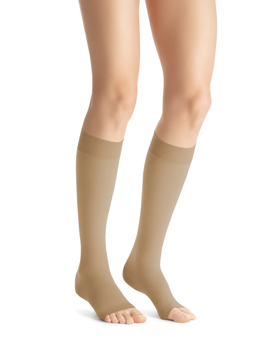 Jobst Opaque OPEN TOE 15-20 mmHg Knee Highs