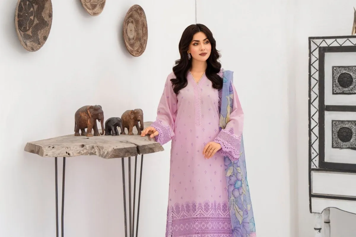 Karma Embroidered Chikankari Cotton Lawn Suit KAR122