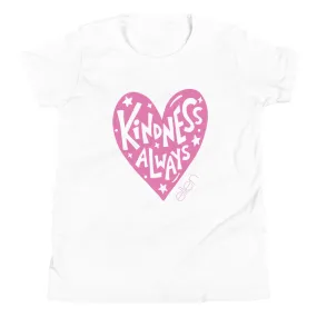 Kindness Always Pink Kids Tee