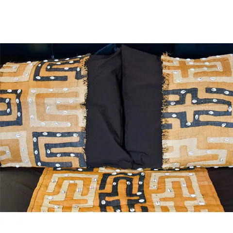 Kuba Bedspread Set Brown 02