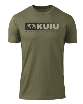 KUIU Distressed Logo T-Shirt | Military Green