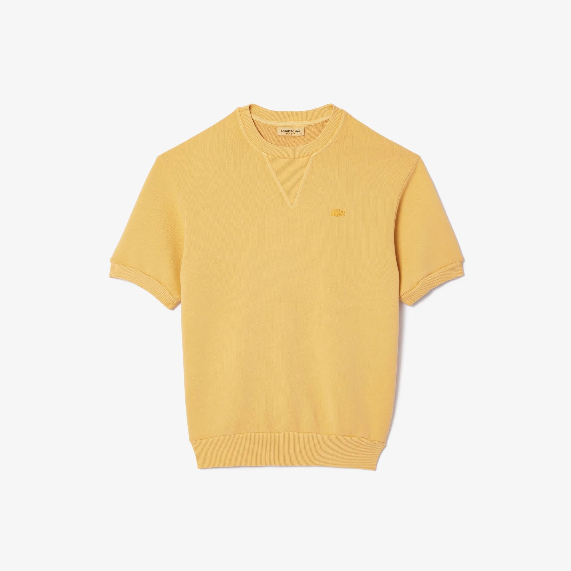 Lacoste Natural Dyed Cotton Fleece T-shirt