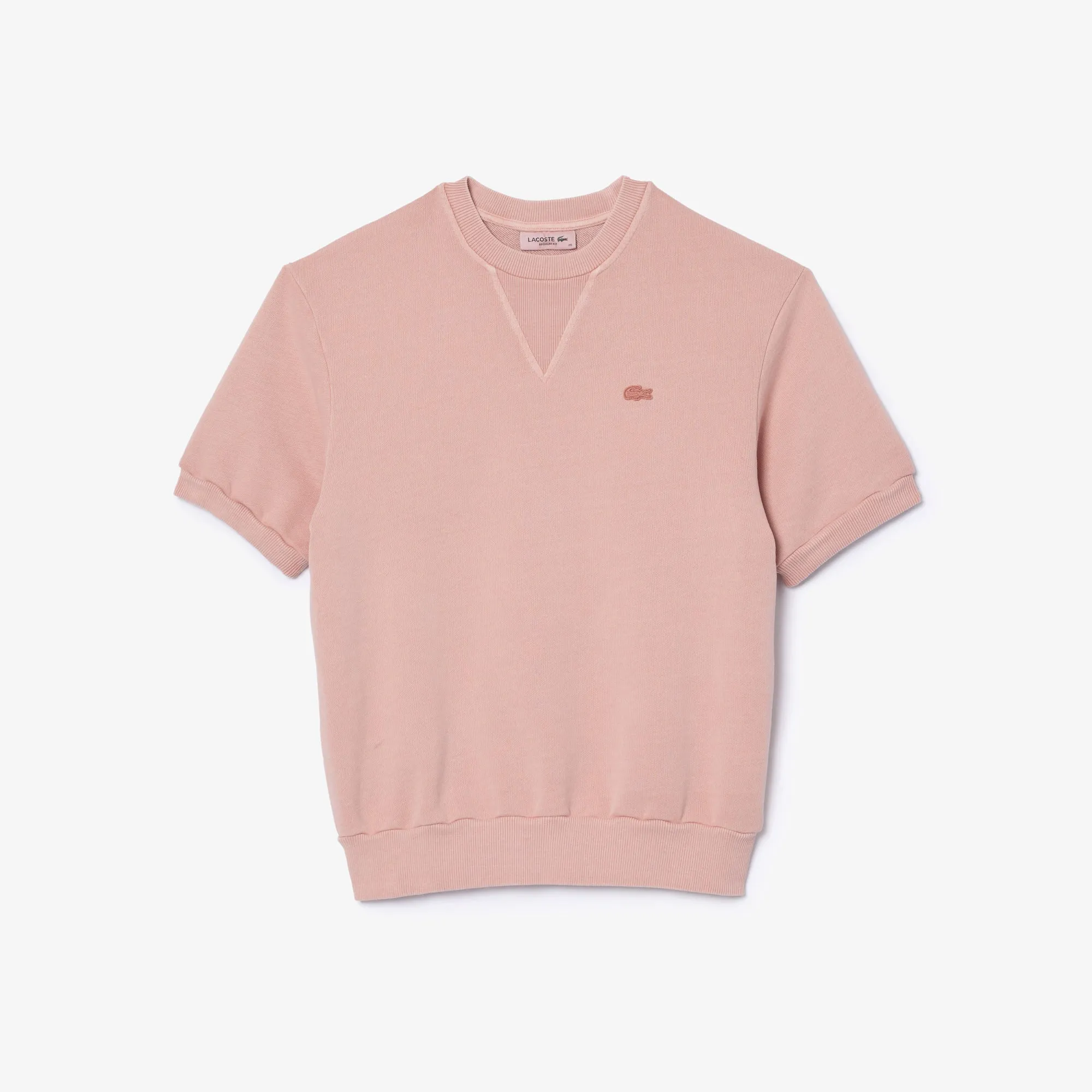 Lacoste Natural Dyed Cotton Fleece T-shirt