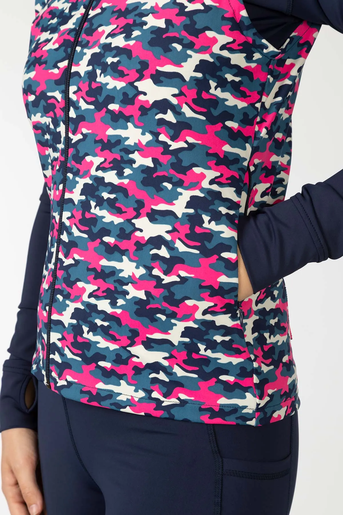 Ladies Patterned Sports Gilet - Skerne