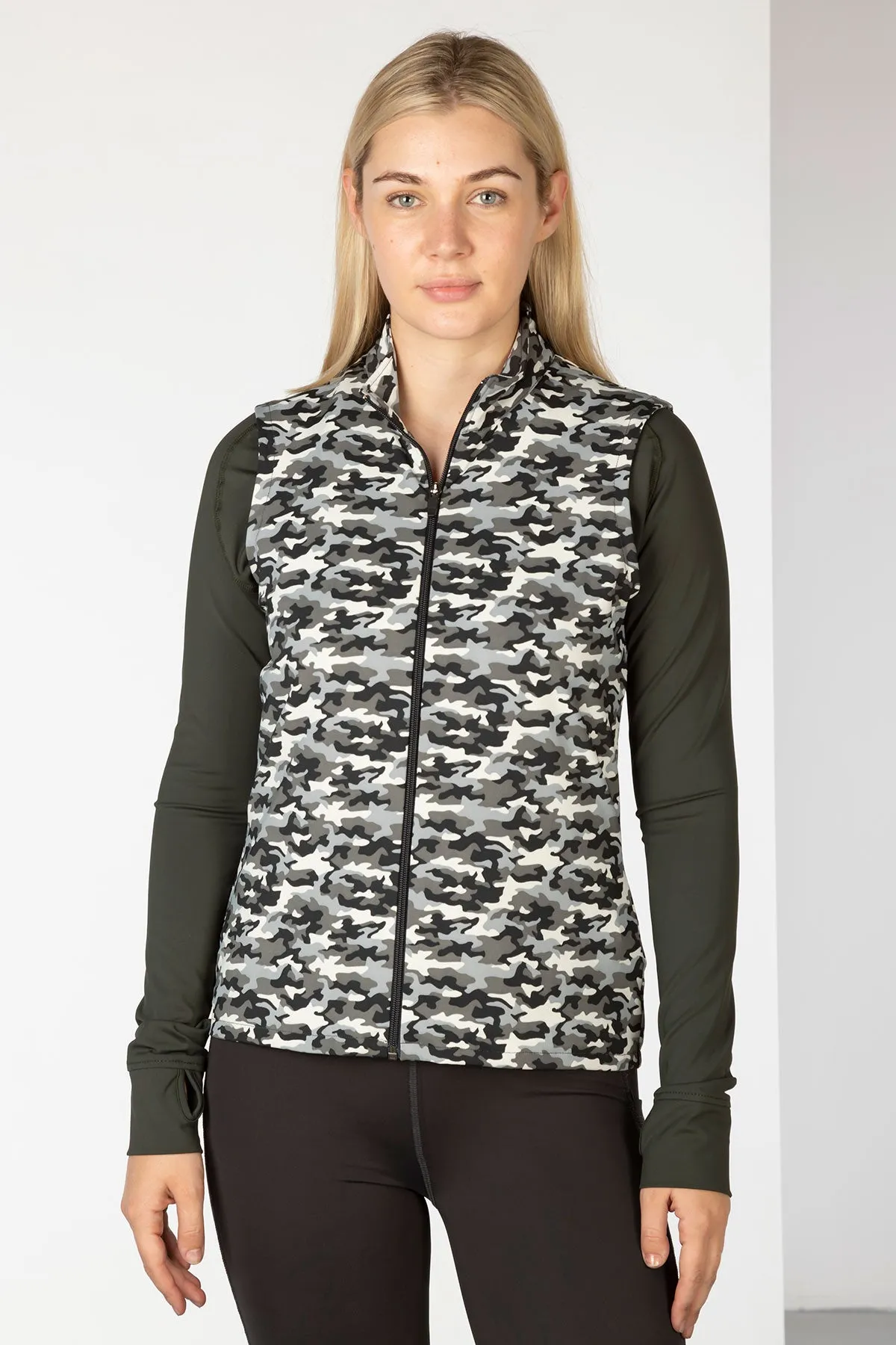 Ladies Patterned Sports Gilet - Skerne