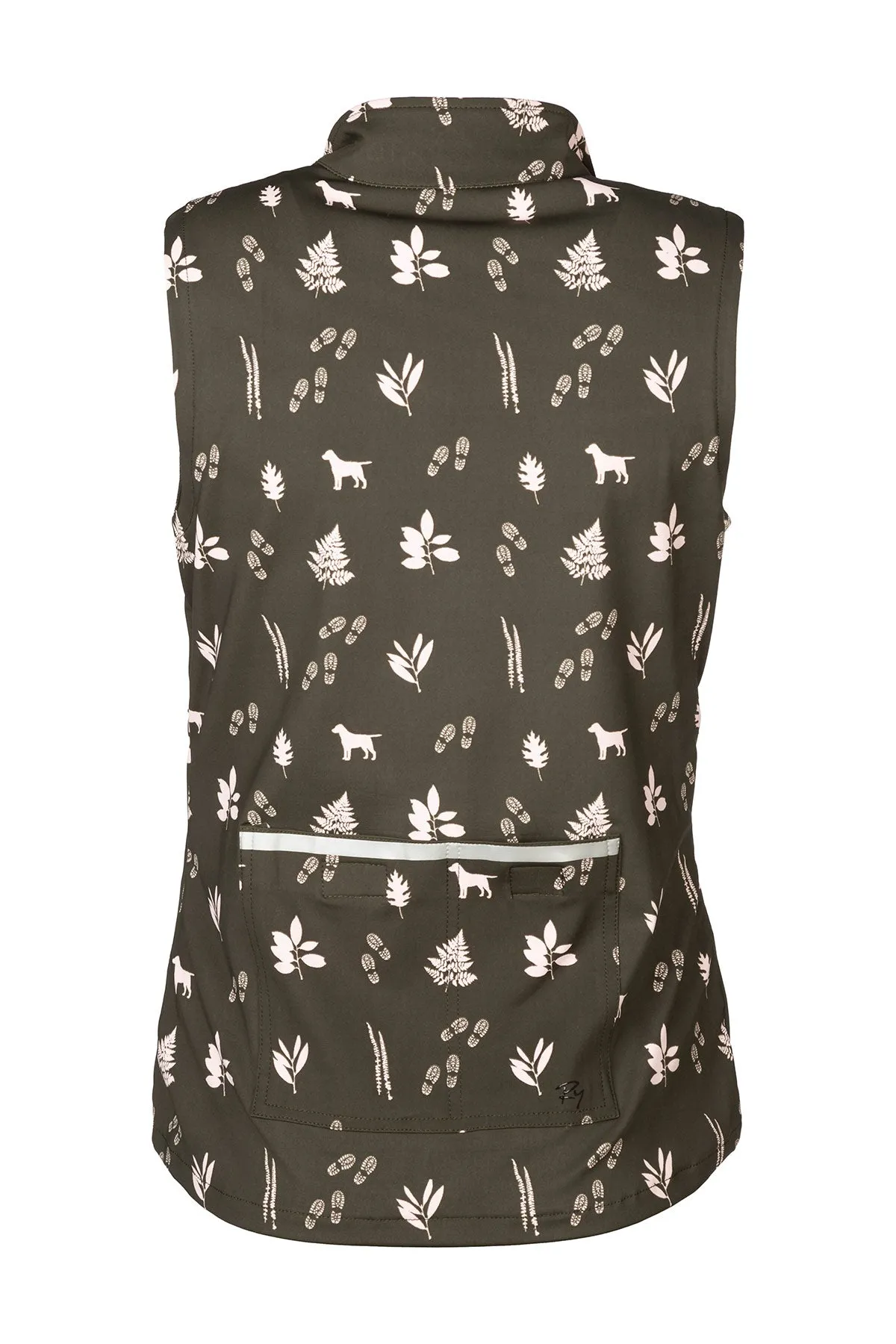 Ladies Patterned Sports Gilet - Skerne