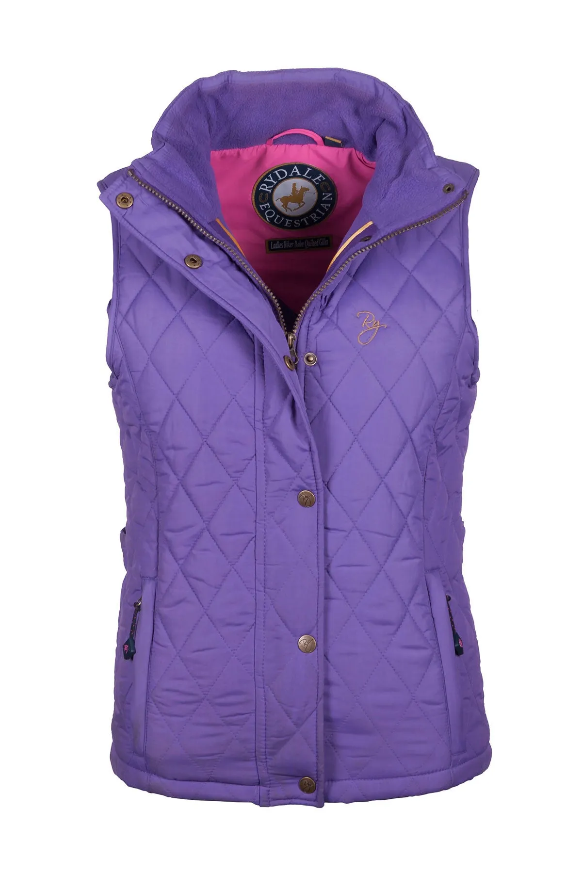 Ladies Soft Quilted Biker Babe Gilet