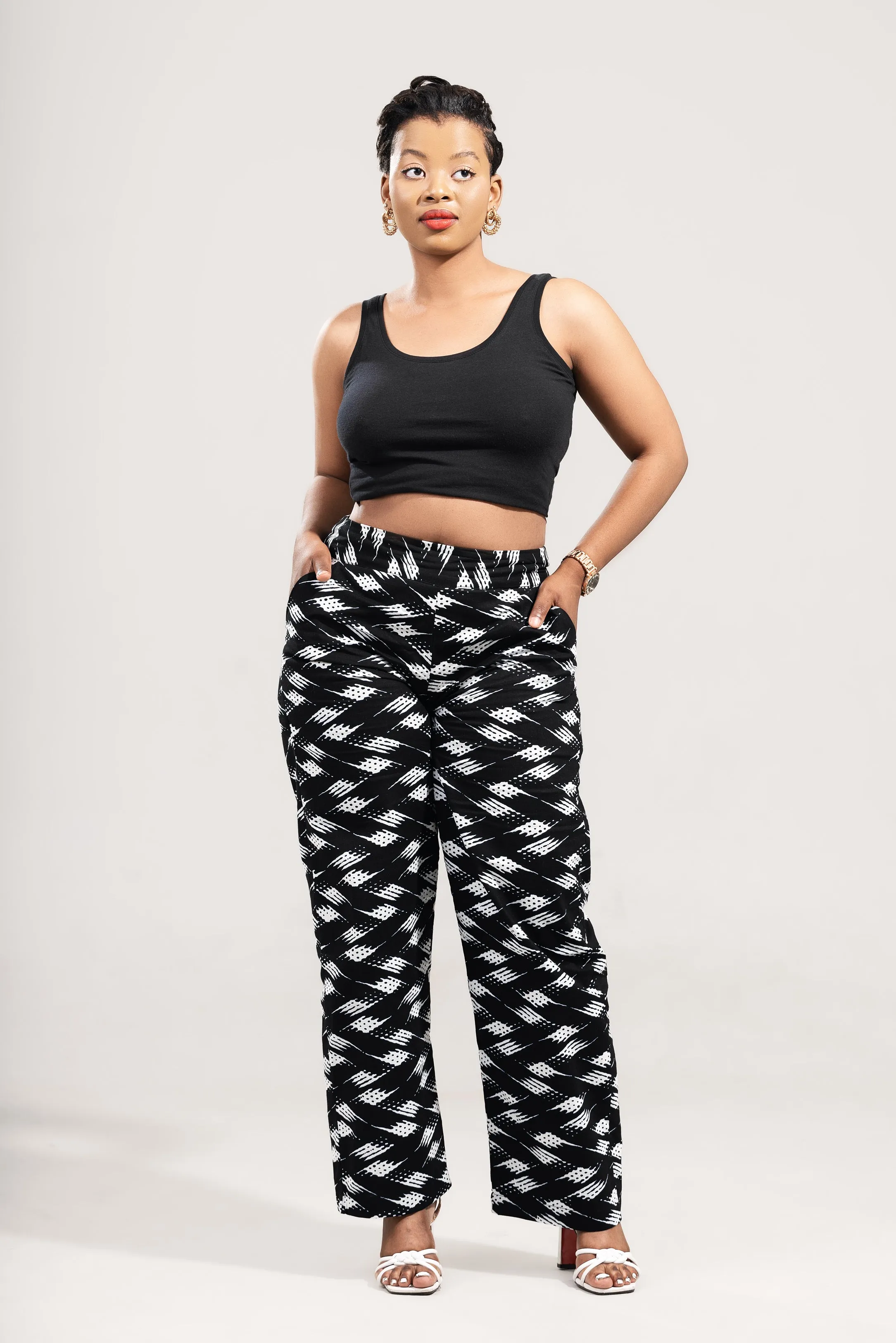 Ladies- The Aminatu Pants Palazzo.