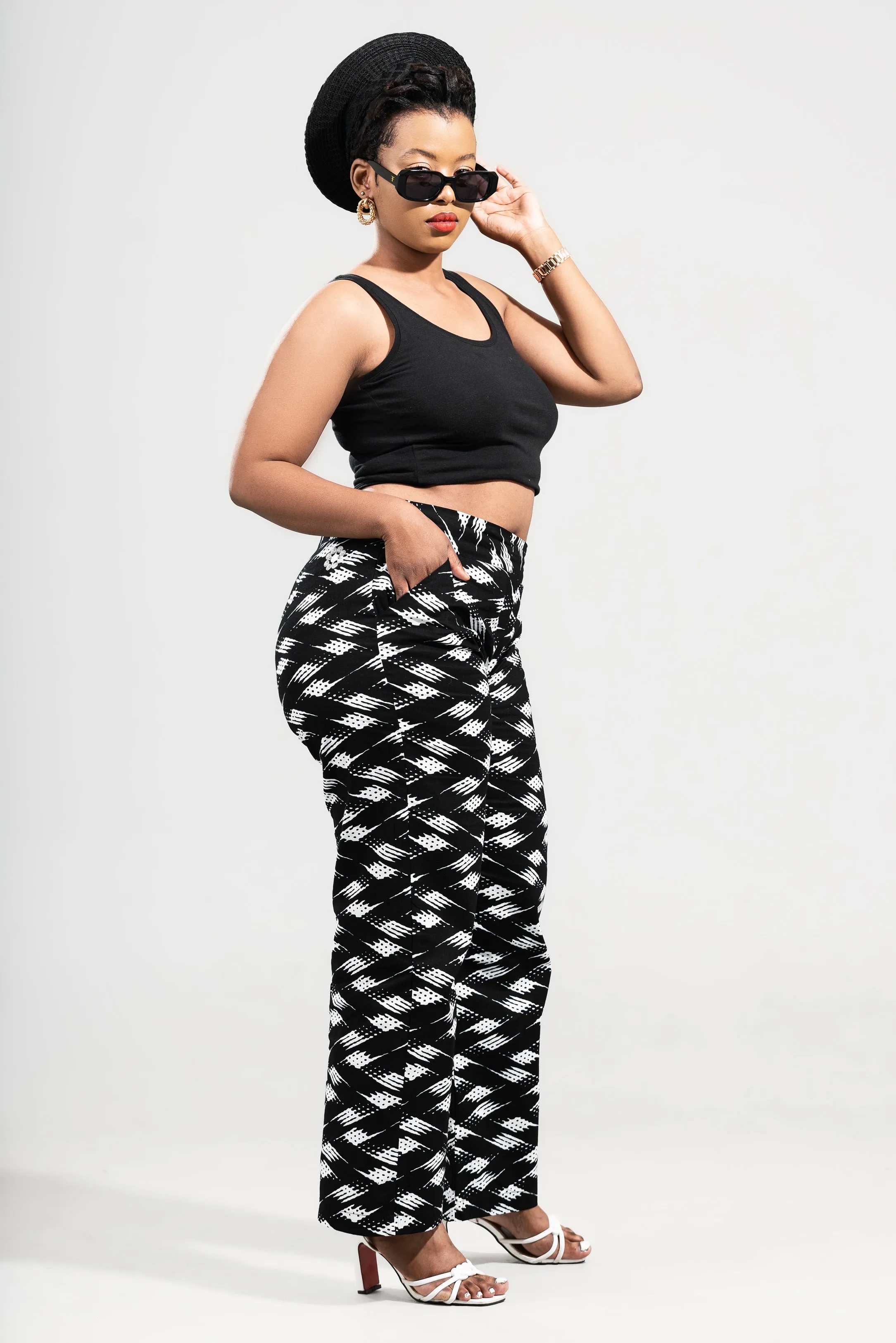 Ladies- The Aminatu Pants Palazzo.