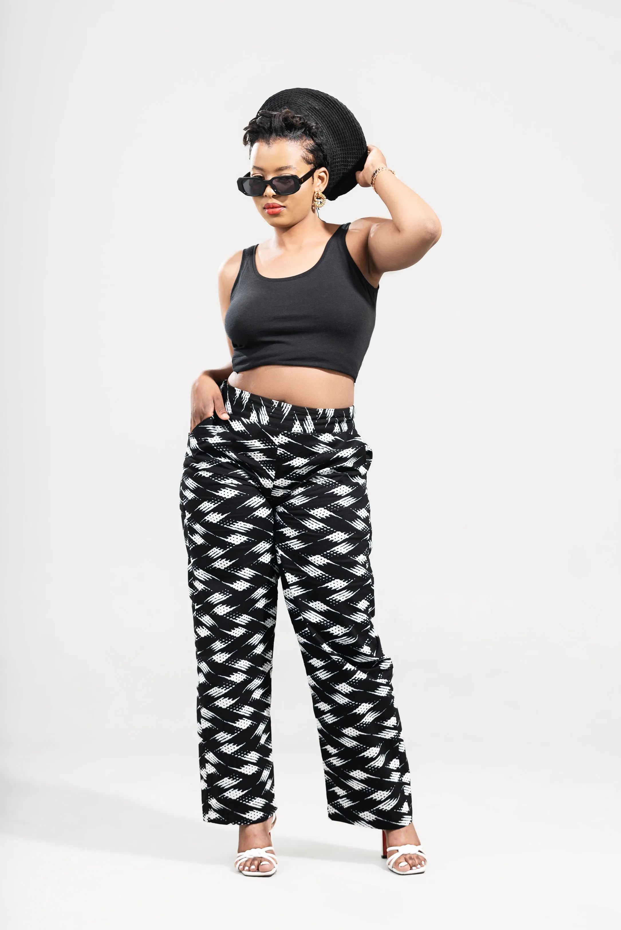 Ladies- The Aminatu Pants Palazzo.