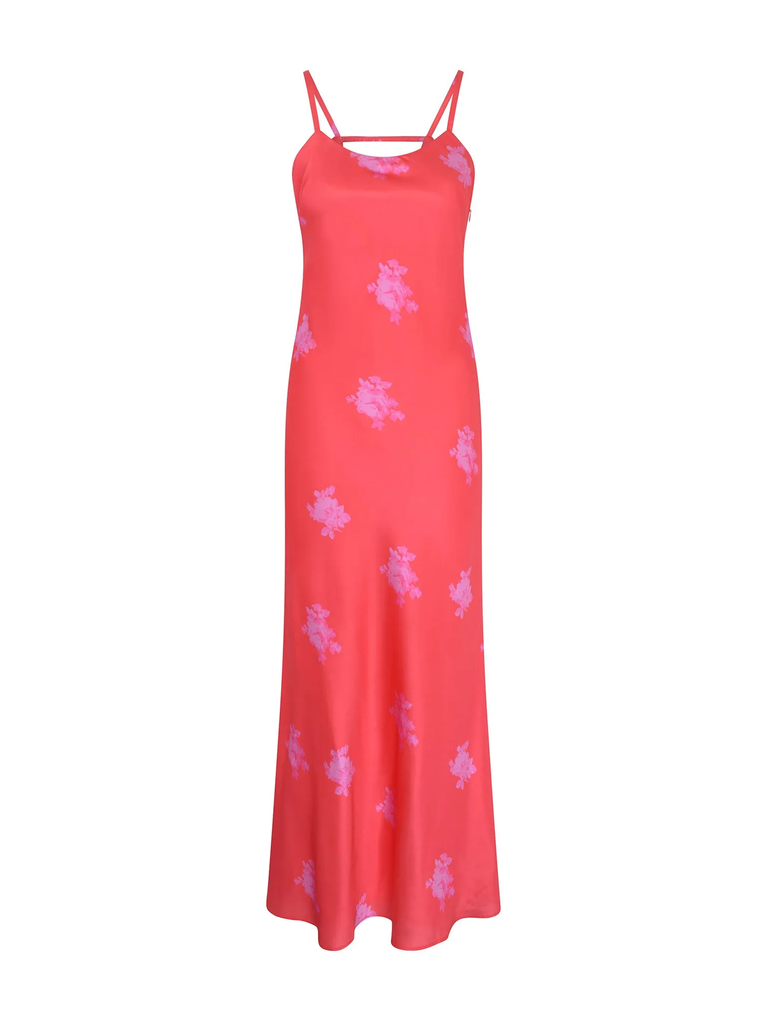 Libra Maxi Dress in Pink Print